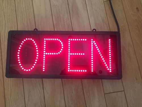 Ultra Bright Red  LED OPEN Business Red LED sign 16&#034; X 7&#034;