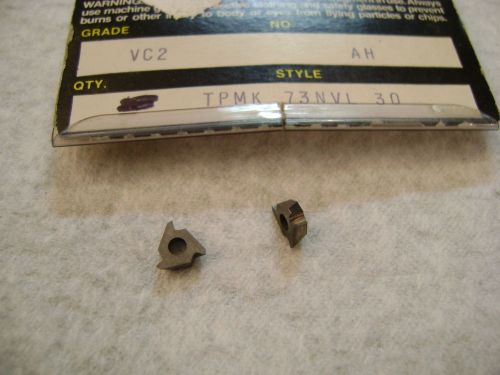 TPMK73NVL30 Valenite Threading Insert, Grade VC2, 2pc lot