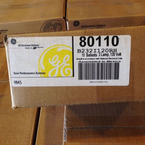 Lot of 10 - ge b232i120rh 120 volt electronic ballast = only $5 each this way ! for sale