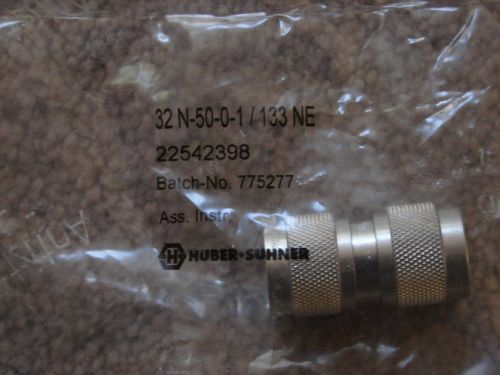 Huber+suhner 32n-50-0-1/133ne male to male n connector for sale