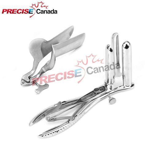 COLLIN VAGINAL SPECULUM MEDIUM &amp; 3 PRONG MATHIEU ANAL SPECULUM
