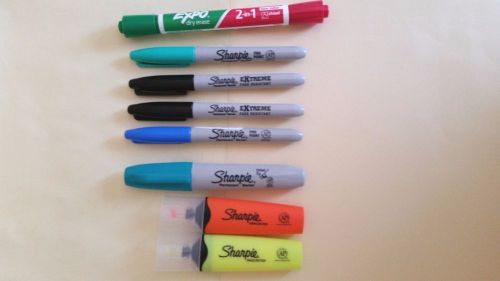 Sharpie markers, highlighters combo pack new for sale
