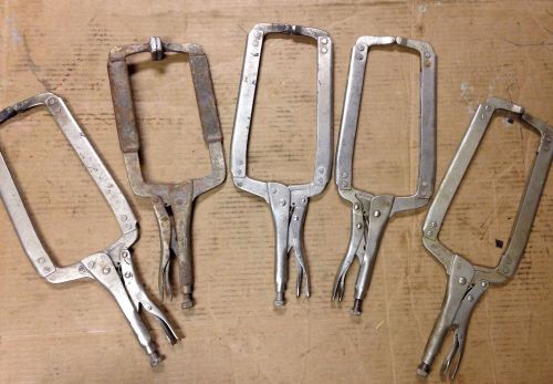Vintage locking c clamp - lot of 5 for sale