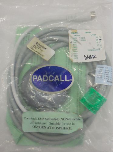 PADCALL Model# 13007 DN8-R 8&#039; Pneumatic Call Cord Unit OXYGEN ATMOSPHERE 2628
