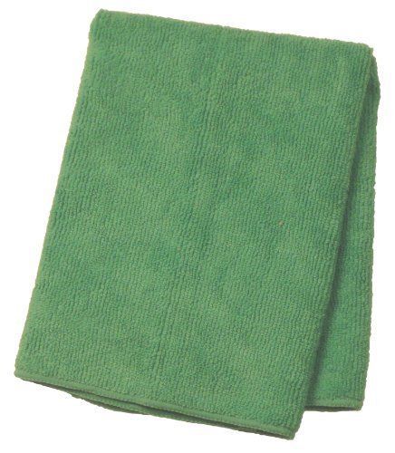 Wilen E801016, Supremo Microfiber Cloth, 16&#034; Length x 16&#034; Width, Green, Bulk of