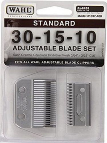 Wahl (1037-600) standard 30-15-10 adjustable replacement blade set for sale