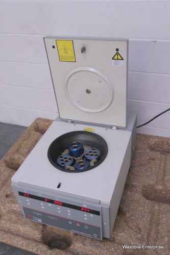 Thermo iec centra mp4r refrigerated centrifuge with 224 rotor 50 ml 25 ml tubes for sale