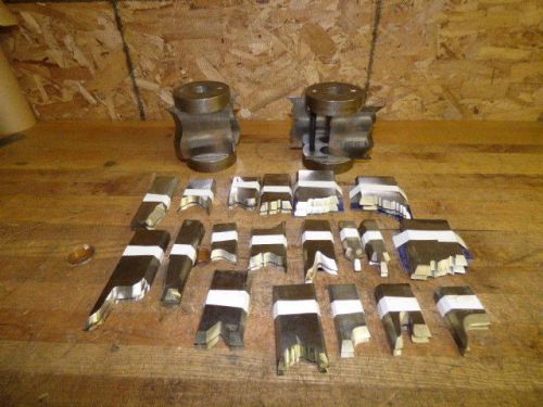 Shaper cutters, delta, craftsman, etc. lot of 21 profiles for sale