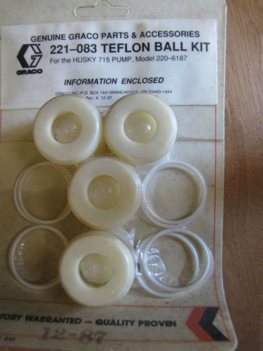 Graco teflon ball kit 221-083 for sale