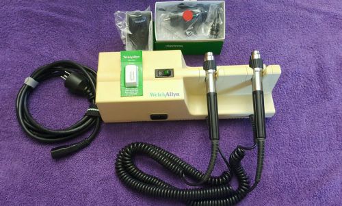 Welch Allyn Wall Transformer with New Opthalmoscope/Otoscope &amp; Bulb!