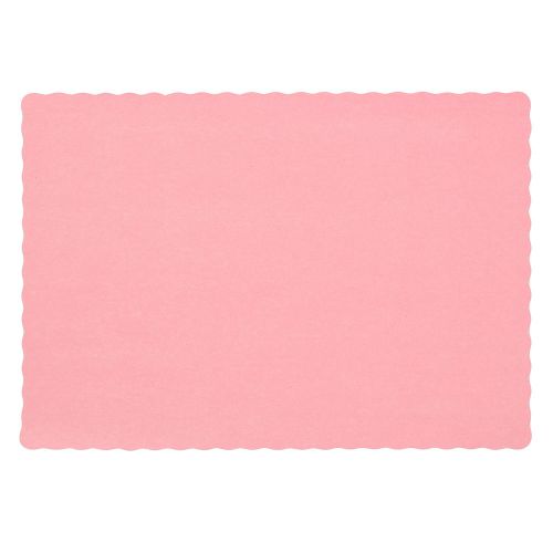 Royal Pink 9.25&#034; x 13.25&#034; Disposal Placemats, Package of 1,000, SPM914P