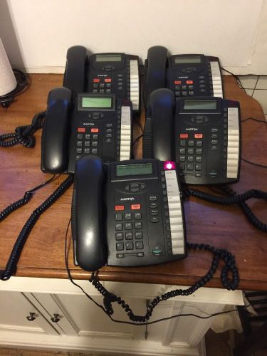 Lot of (5) Nortel Aastra M9116 Business Single-Line Telephone + Free Shipping!!!