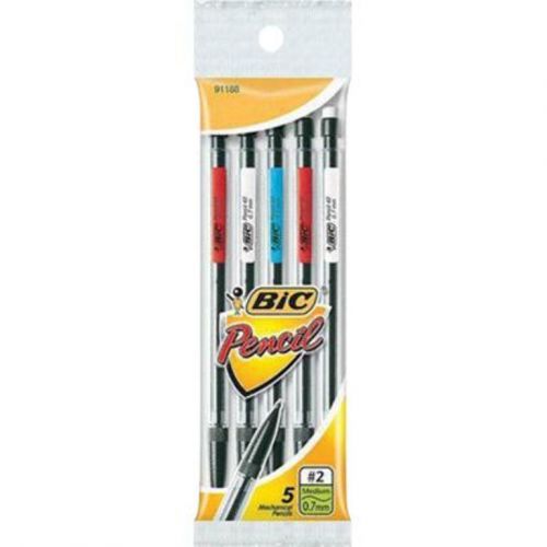 BIC Mechanical Pencil, 0.7 mm, 5-Ct. (Assorted Colors) - 3 Pack
