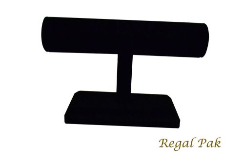 Black Velvet T-Bar Display For Bangle/Watch/Bracelet 7 1/2&#034; X 4 7/8&#034;H