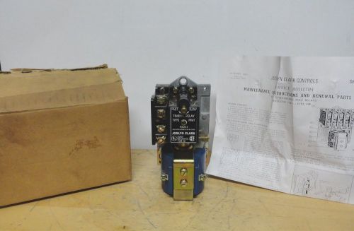 Joslyn clark controls ~ timing relay &amp; coil ~ p/n: tb-137-12 ~new in box for sale