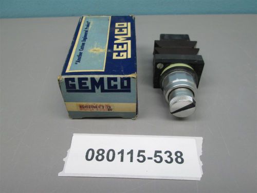 Gemco 404S2X52 Y 78 DC Rotary Switch New In Box