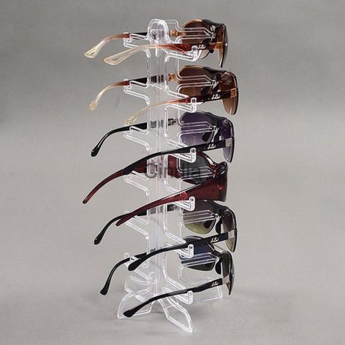 Show 6 layers glasses sunglasses eyeglasses stand holder display frame for sale