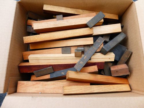 VINTAGE ASSORTMENT OF LETTERPRESS FURNITURE GOOD USEABLE CONDITION BOX I