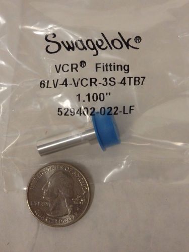 Swagelok 6LV-4-VCR-3S-4TB7 Short Tube Butt Weld Glands 1/4&#034; VCR (D6)