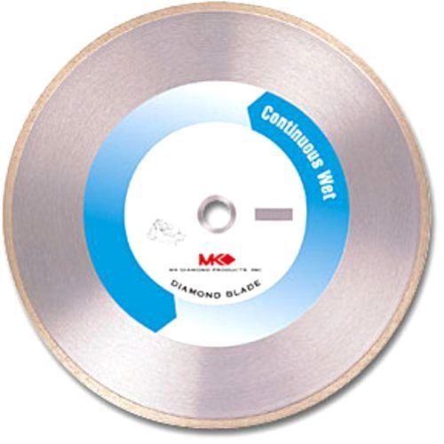 10-Inch Wet Cutting Continuous Rim Supreme Metal Bond Blade For Glass, New
