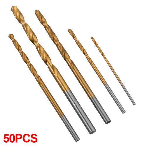 50pcs hss twist drill bits 1/1.5/2/2.5/3mm industrial woodworking tools bi240 for sale