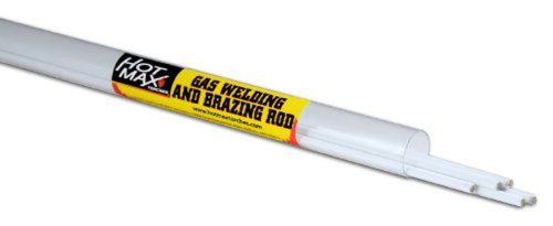 Hot Max 24180 3/32-Inch by 36-Inch Low Fuming Bronze Brazing Rod, Flux Coated,