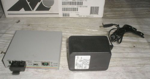 Allied Telesyn ATI MC14 AT-MC14 Ethernet Media Converter w/ AC Adapter