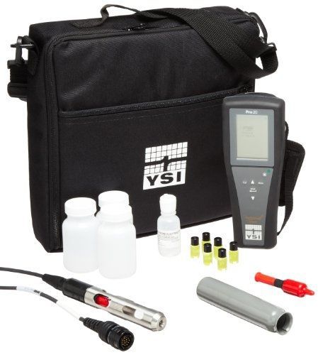 Ysi pro20 handheld dissolved oxygen field kit with 10 meter cable for sale