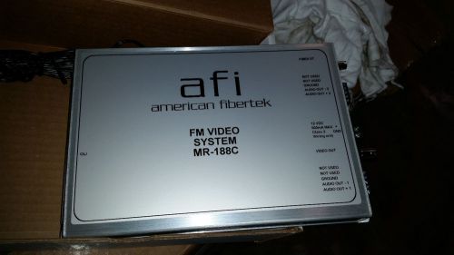 American Fibertek MM Single Channel Video/Audio Reciever -  part # MR188C