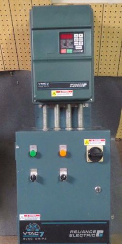 ROCKWELL RELIANCE ELECTRIC VTAC7 VF DRIVE WITH BYPASS 20 HP 460V # GV3000/SE