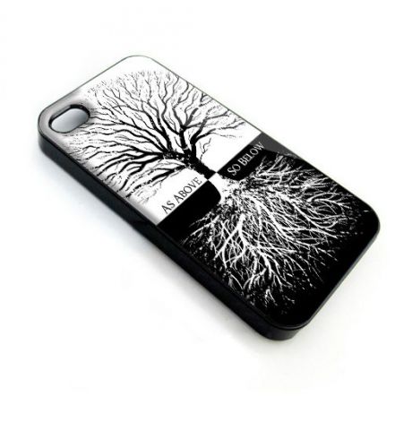 As Above So Below Tree Shadow Film Cover Smartphone iPhone 4,5,6 Samsung Galaxy