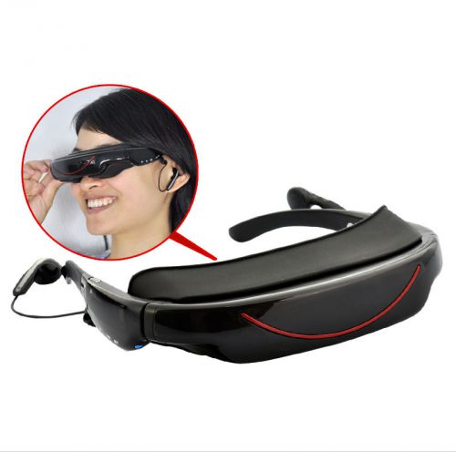 72 Inch Virtual Reality Display Video Glasses, 240x480, 4GB, AV In, SD Card, USB