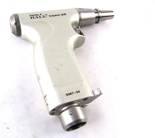 Zimmer Hall Surgical 5067-04 Series 4 Pneumatic Trauma Drill Handpiece 100 PSI