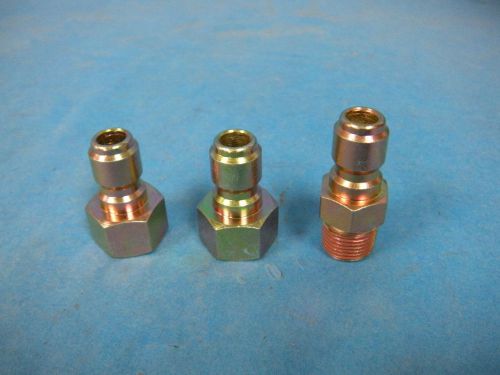 Brass Hose Adapters 3/8&#034; M, F Lot of 3