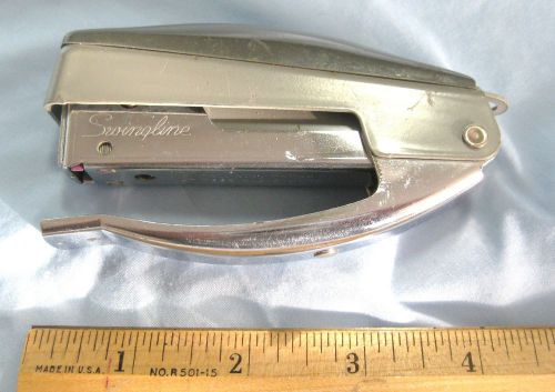 VINTAGE GRAY SWINGLINE PLIER HAND HELD STAPLER MODEL # 99  (USA)