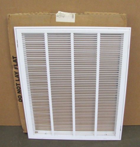 LIMA 001323 60GHFF 24&#034; X 30&#034; WHITE STAMPED FACE RETURN GRILLE WITH FILTER FRAME