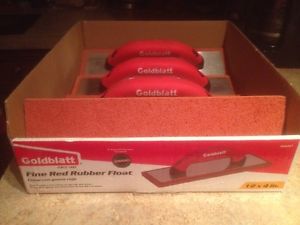 Goldblatt Industries G06967 12x4 Inch Sponge Rubber Float 4 Pack