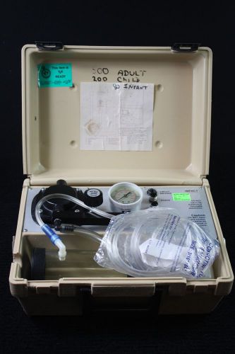 Impact Instrumentation 305 Series Emergency Portable Suction Pump Aspirator