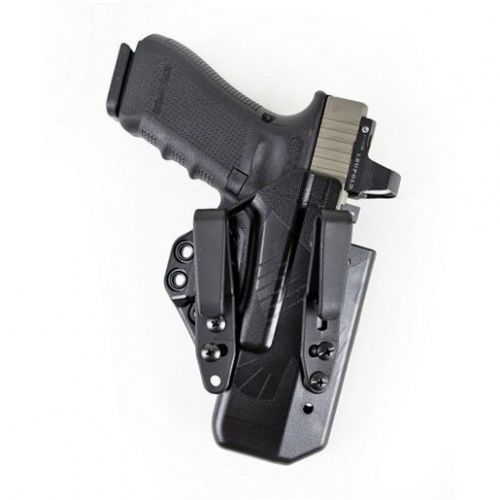 Raven EG19ASBKBSC Eidolon Holster Basic IWB Black Kydex Ambi for Glock 26 Short