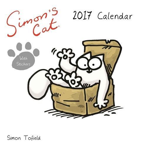 2017 WALL CALENDAR - SIMON&#039;S CAT 30 by 30 cms