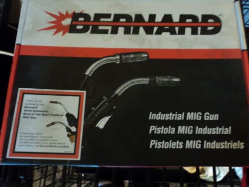 Bernard industrial mig gun q3015ae8hmc 300a,btb mig gun, 15&#039; (4.57m).052 miller for sale