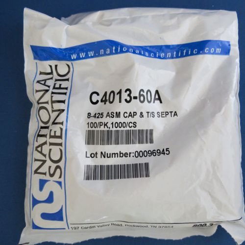 Qty 700 National Screw Caps with T/S Septa 8-425 ASM P/N C4013-60A
