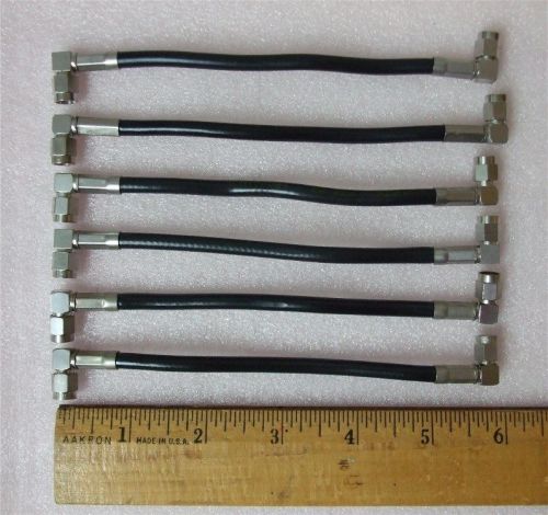 Quantity 6 Pieces  -  5.5&#034; Long SMA Male to SMA Male RF Communications Cables
