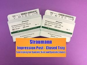 Straumann RC Impression Post Closed Tray with 1 Guide Screw and 2 Caps