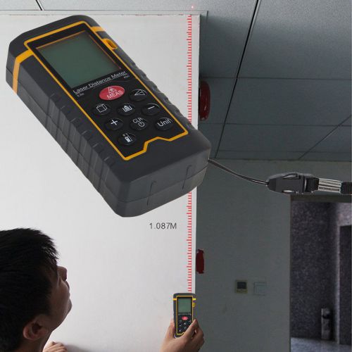 Handheld Laser Range Finder Distance Meter Measure Area/Volume Tester HT-40 XP