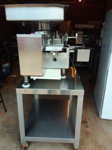 Patty-O-Matic Patty Model 330A Machines Patty Maker 115V  on Table W/casters