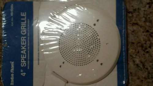 Radio Shack 40-1220A 4&#034; Speaker Grille/Quantity of 2  total white ceiling cover