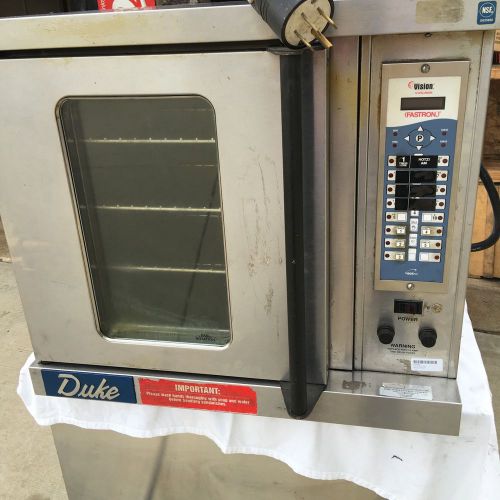 Duke 5/9-E3ZZ Commercial Electric Programmable Convection Oven VVC-205 w/stand