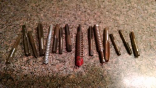 MIXED LOT 15 DRILL BITS Various SIZES AND VARIETIES Wood machine Vintage