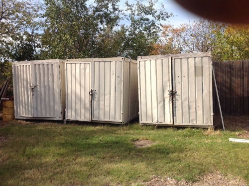 Metal storage building 126.5l x89w x88 all 3for 2500 for sale